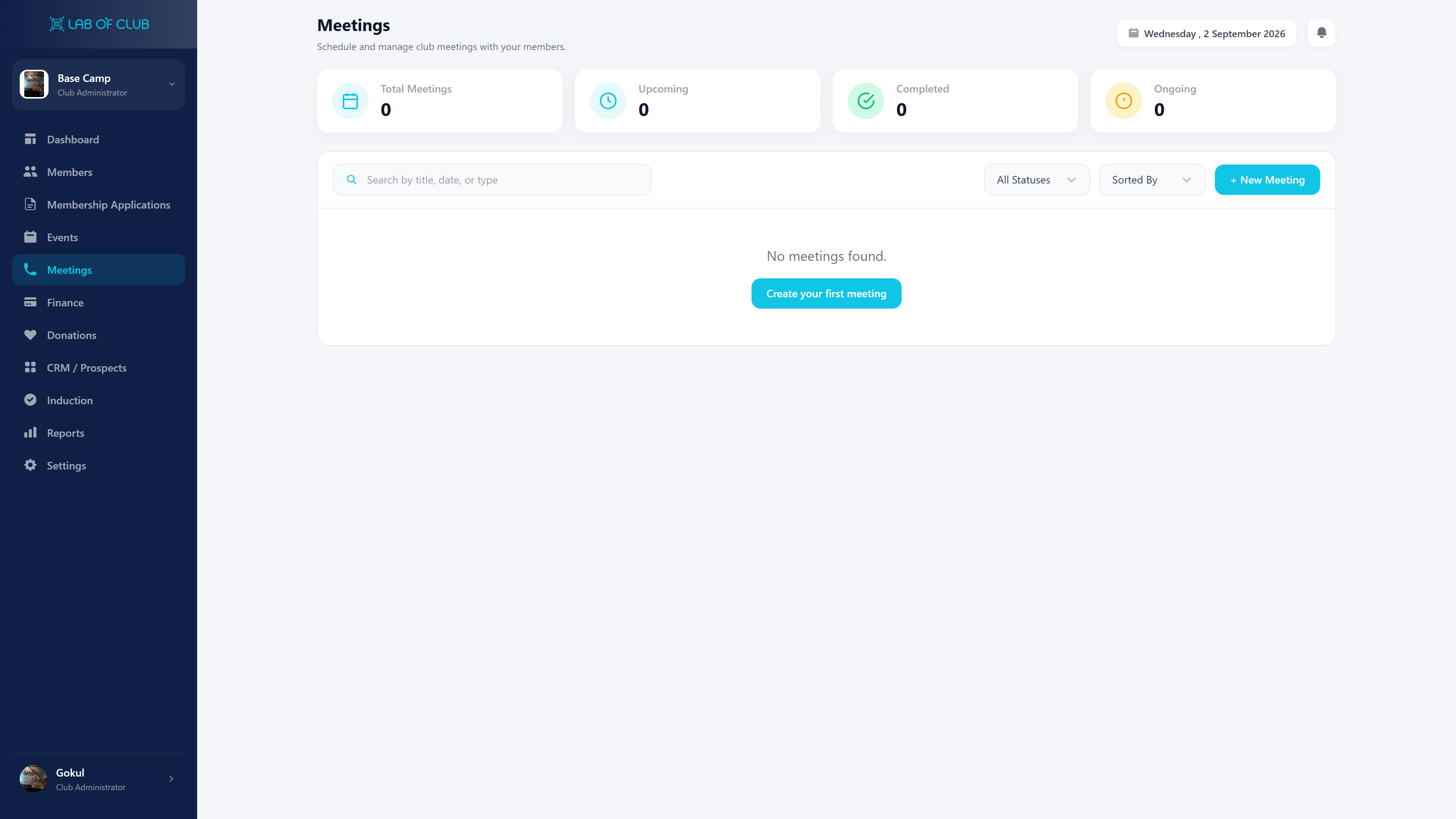 MEETING MANAGEMENT - Seamless Committee Coordination & Quorum Verification
